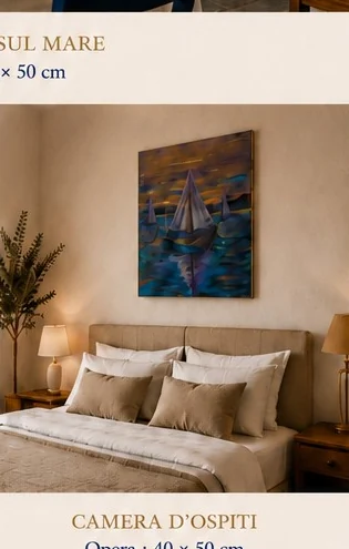 Boutique hotel room mockup