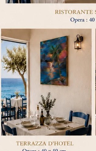 Hotel terrace mockup