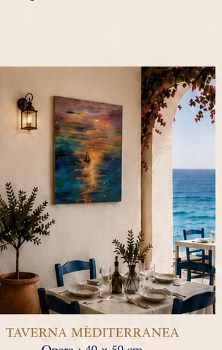 Mockup tavernă mediteraneană